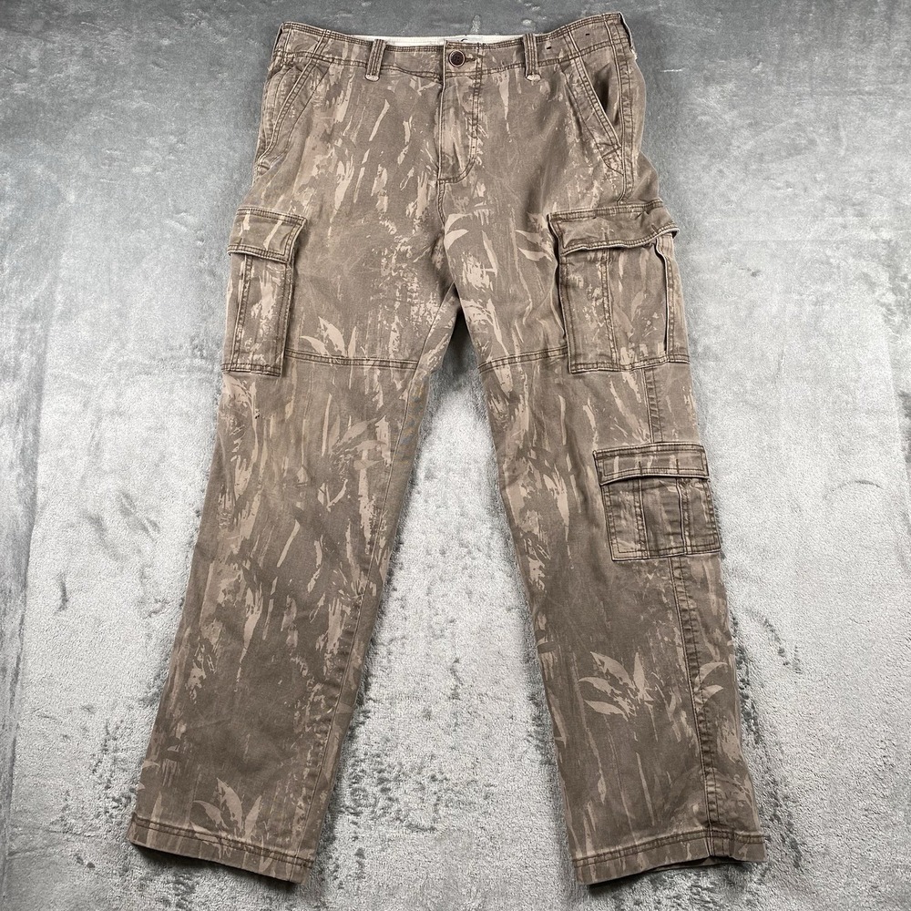 Hollister Pants‎ Mens 33x32 (fit 34x29) Camo Straight Heavyweight Cargo Skater